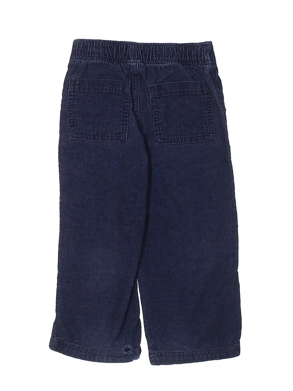 CIRCO Navy Blue Corduroy Elastic-Waist Pants Pockets